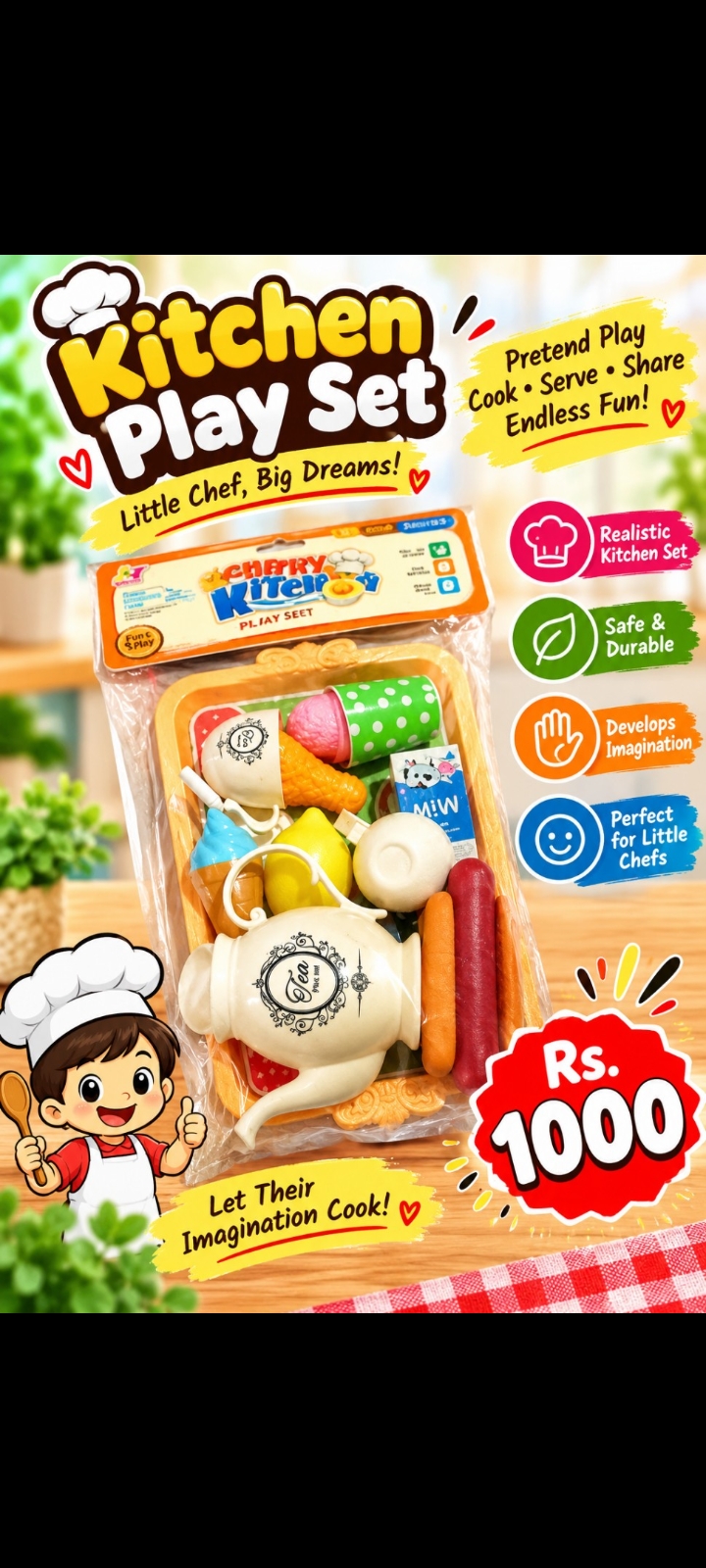 Kitchen play set