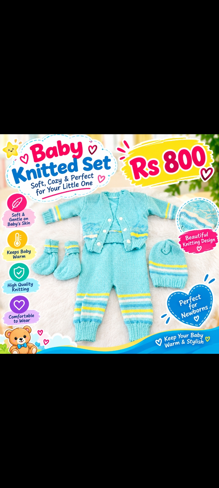 Baby knitted set